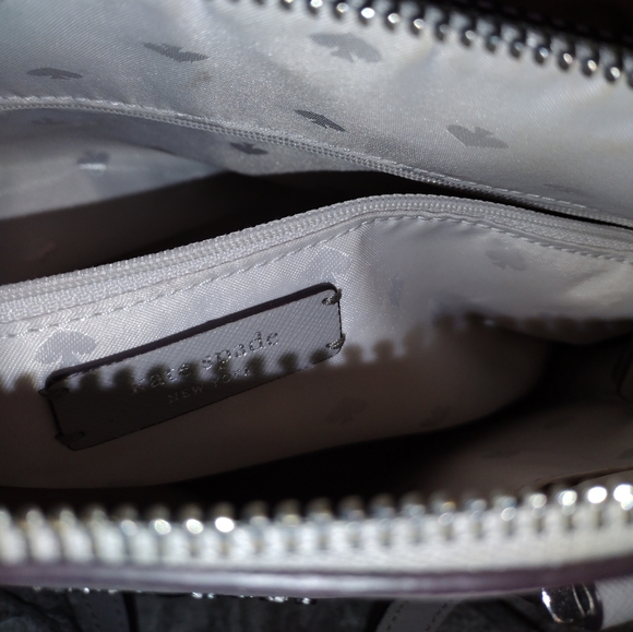 SOLD Kate Spade Maise Medium Dome Satchel in Grey - Picture 11 of 12